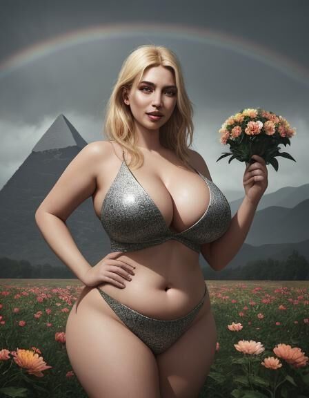 09 Curvy Women, Big Boobs and Big Butt, AI Generated