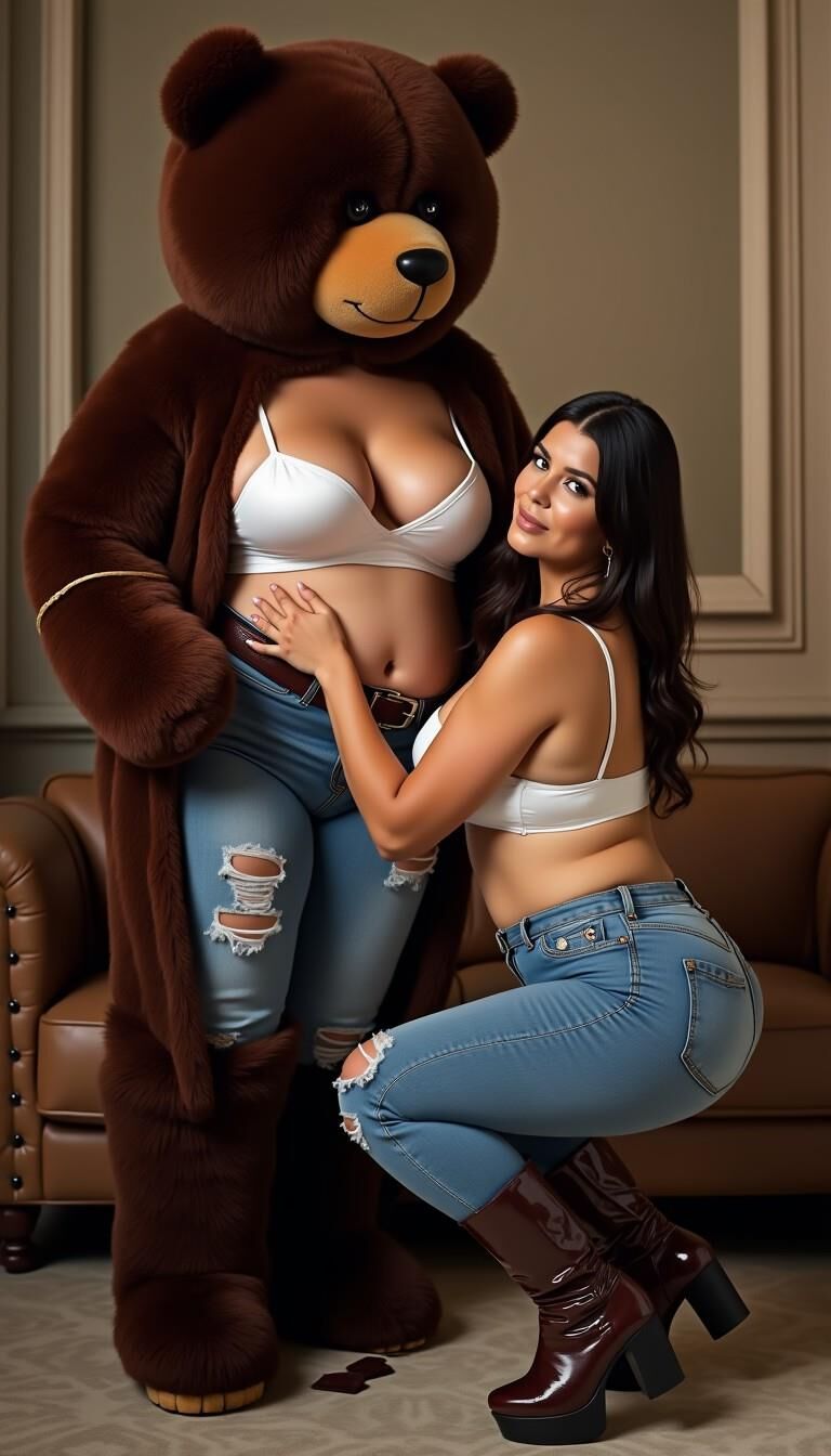  Ted vs. Plus Size Lingerie Model - How long can he last?