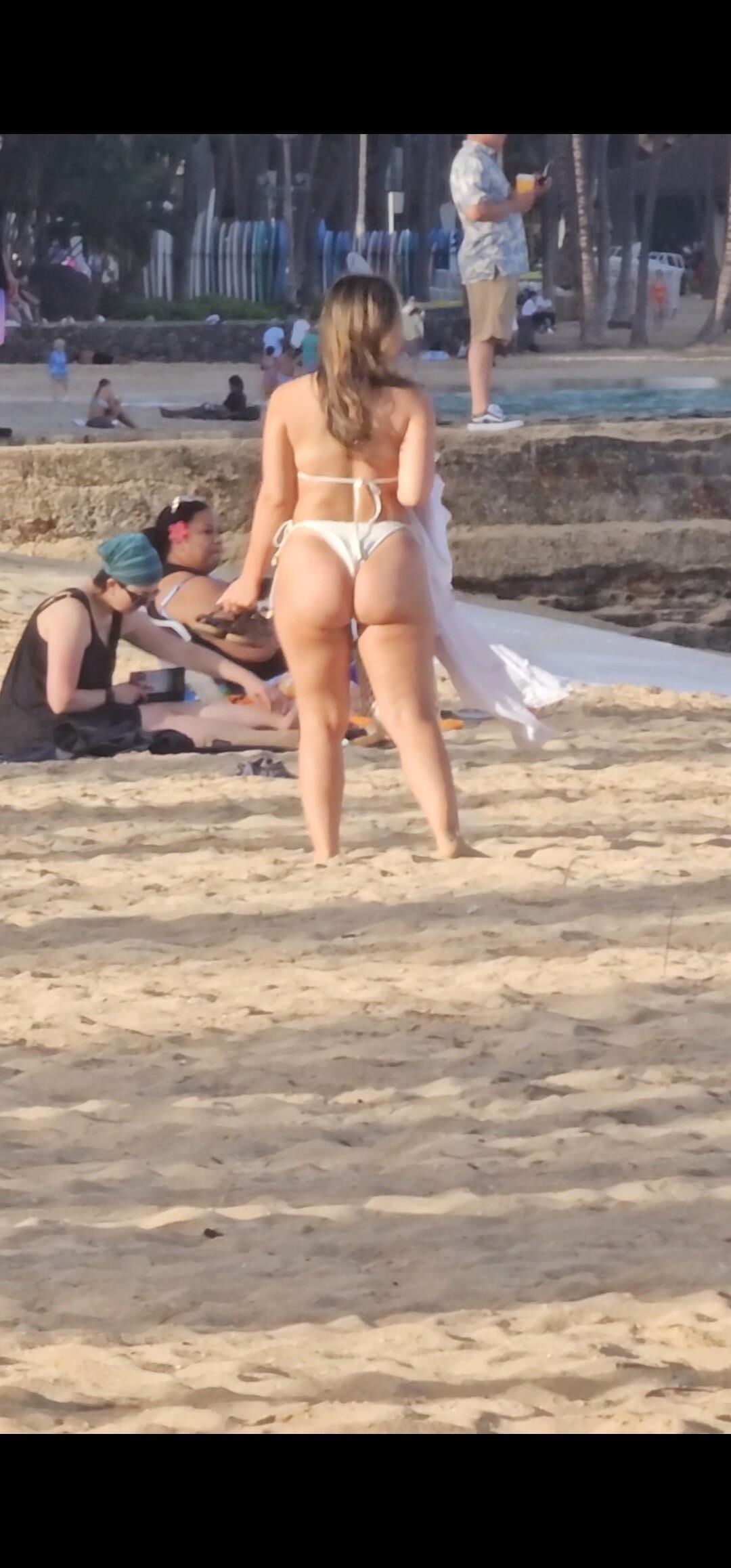 white bikini