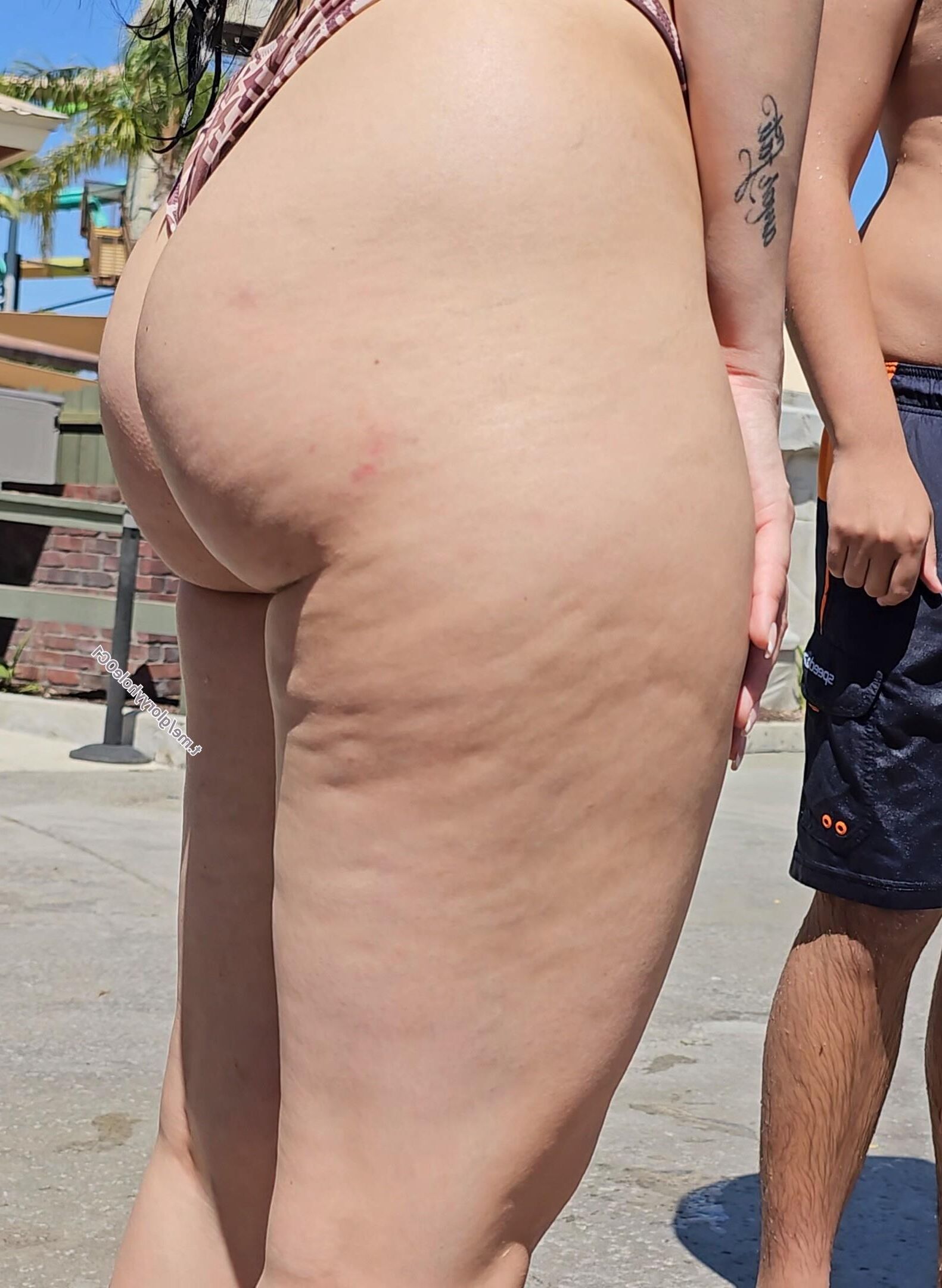 fat ass in bikini