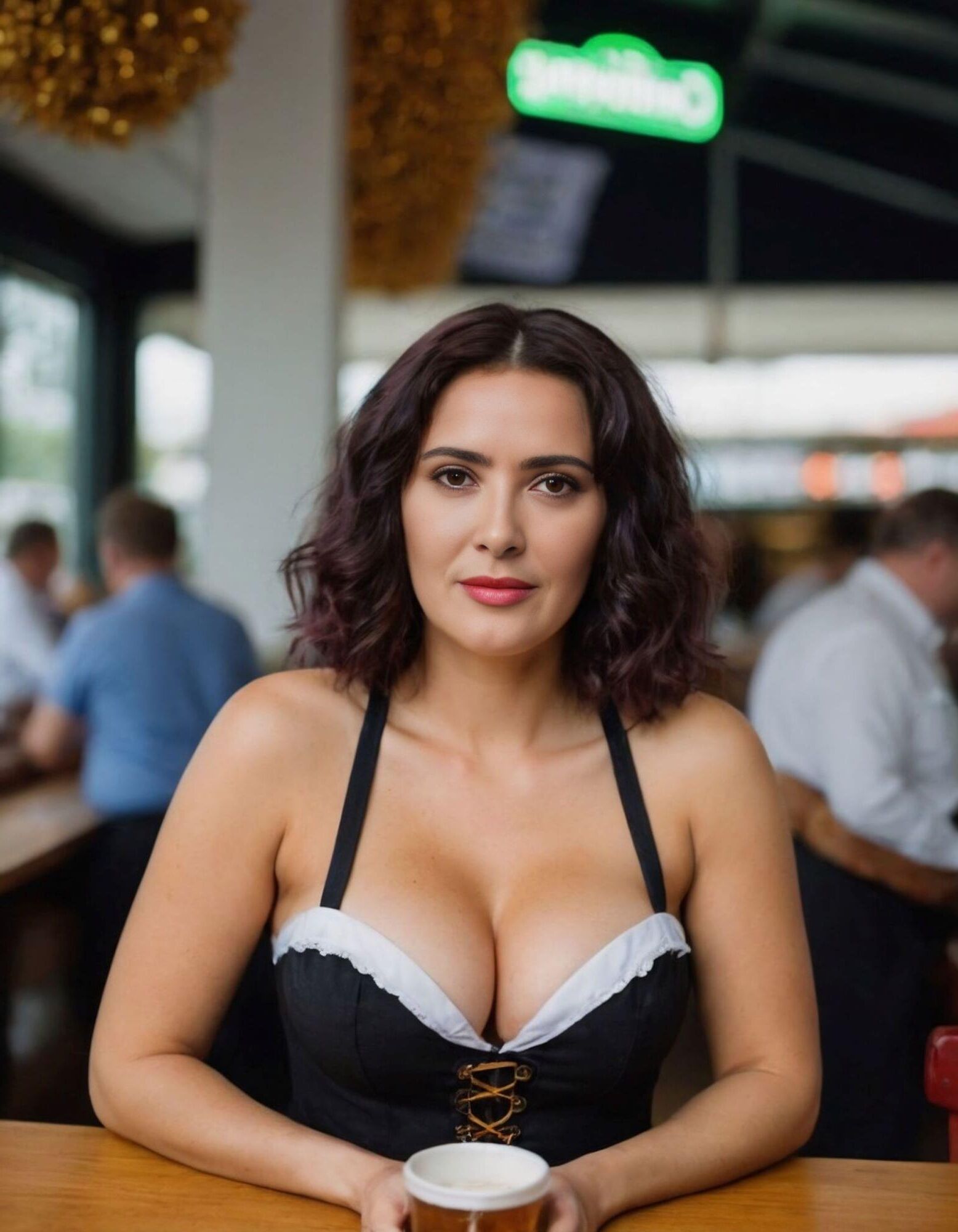 Salma Hayek at Octoberfest