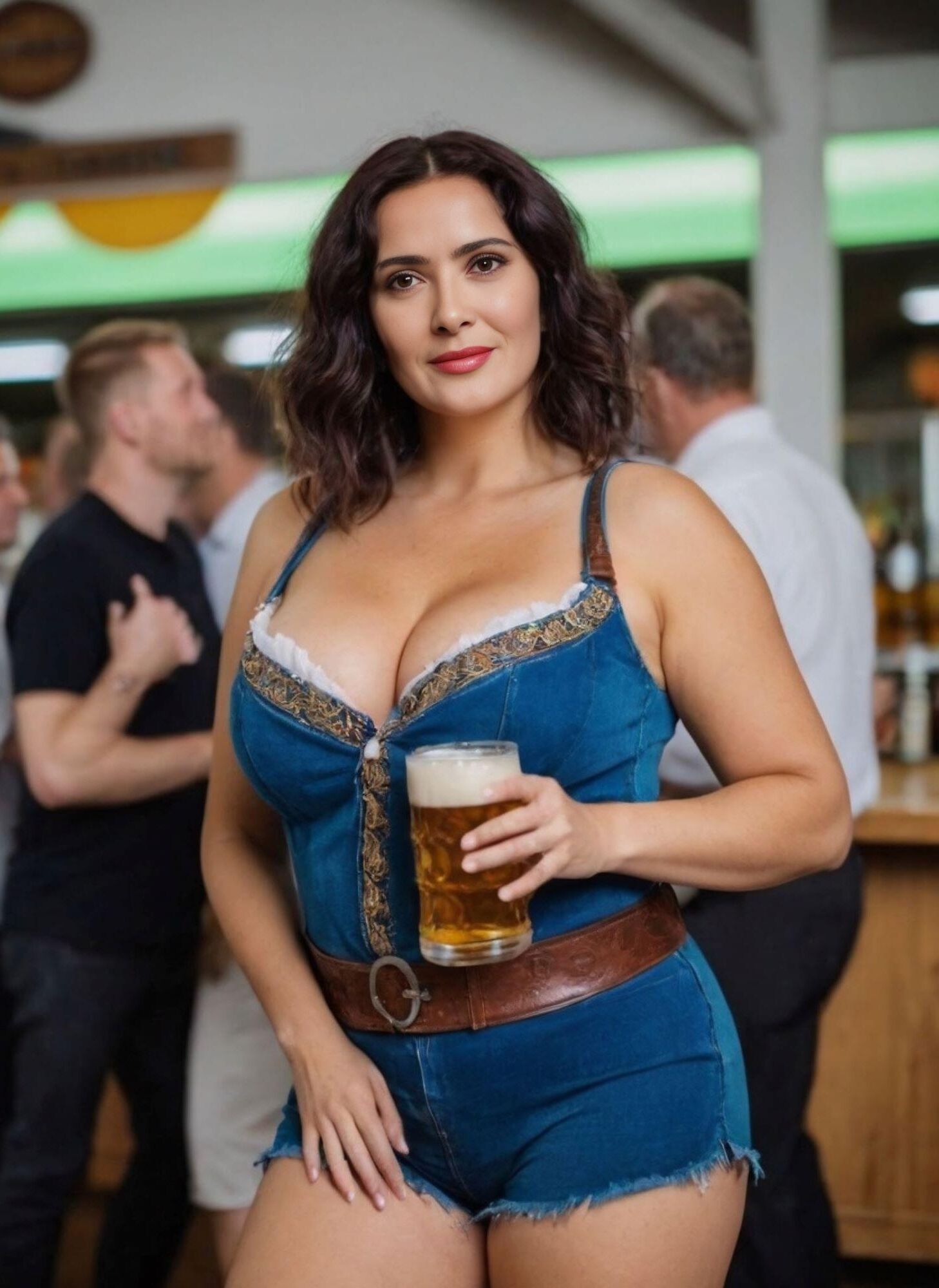 Salma Hayek at Octoberfest