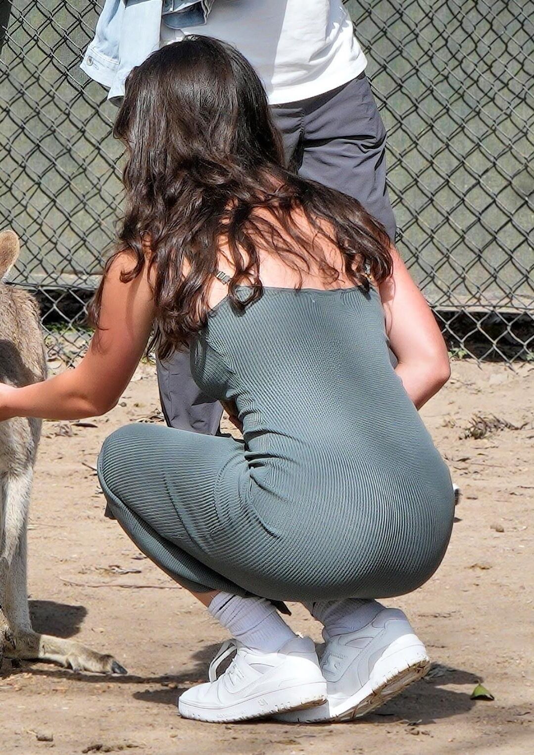 tight dress braless babe