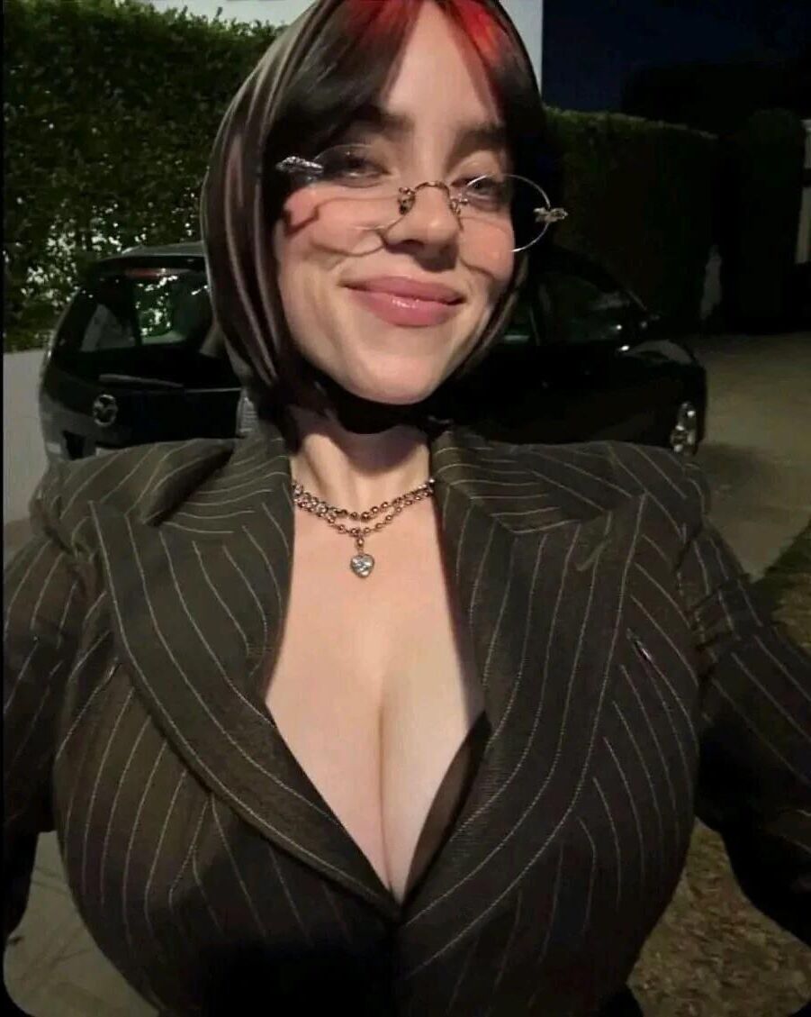 Titcow Billie Eilish, Big Tits / Fat Udders Wank Material