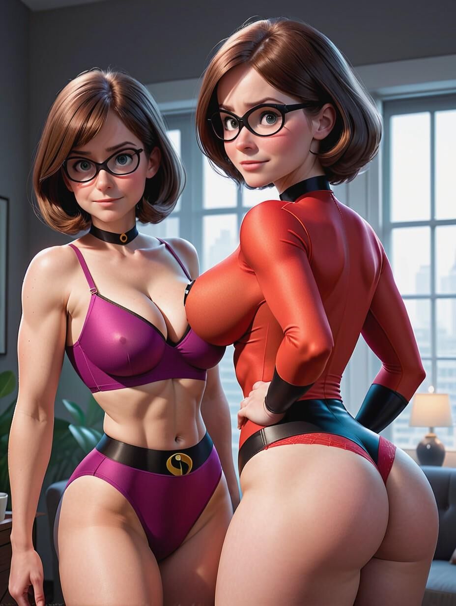 Helen e Violet Parr de Os Incríveis 4