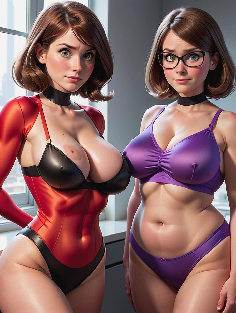 Helen y Violet Parr de Los Increíbles 4