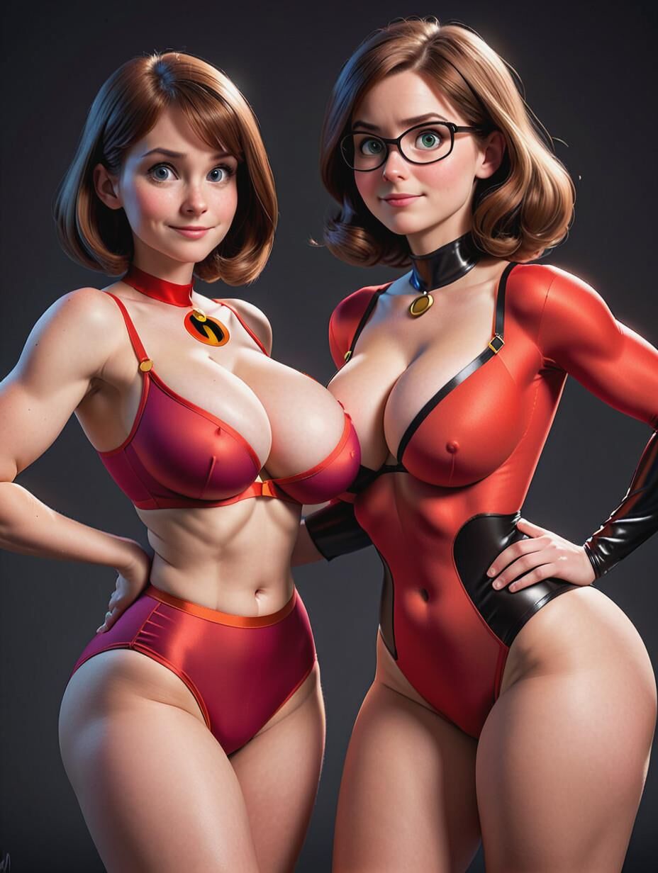 Helen y Violet Parr de Los Increíbles 4