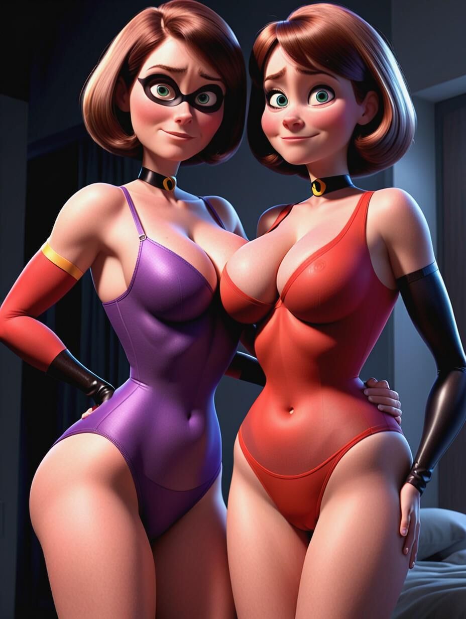 Helen y Violet Parr de Los Increíbles 4