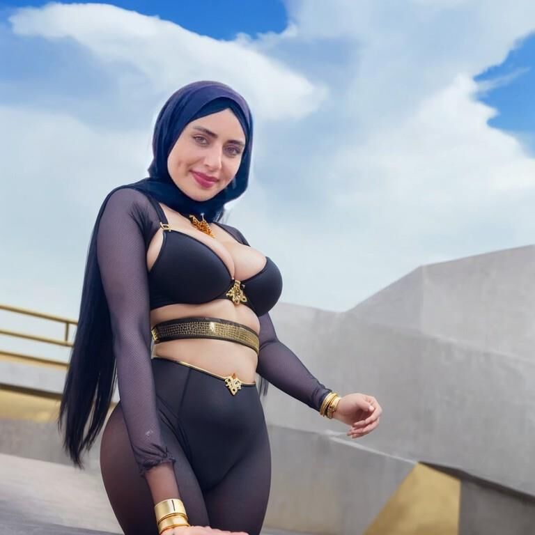 Sexy Hijab Zinab Zahra und Nagat AI