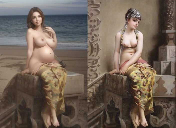 AI remasteriza fotos clásicas de desnudos