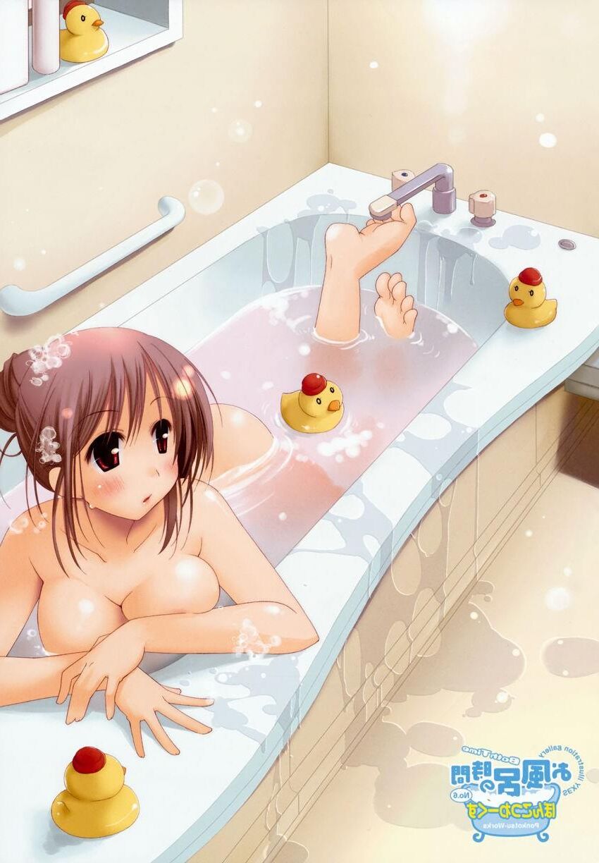 Baño y ducha anime, hentai, dibujos animados.