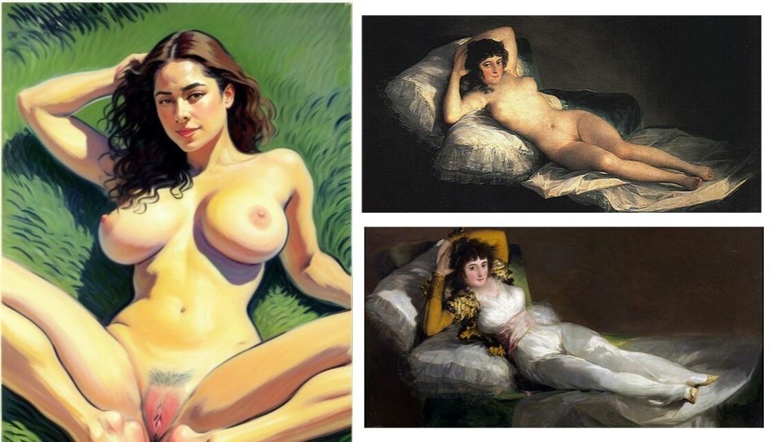 AI remasteriza fotos clásicas de desnudos