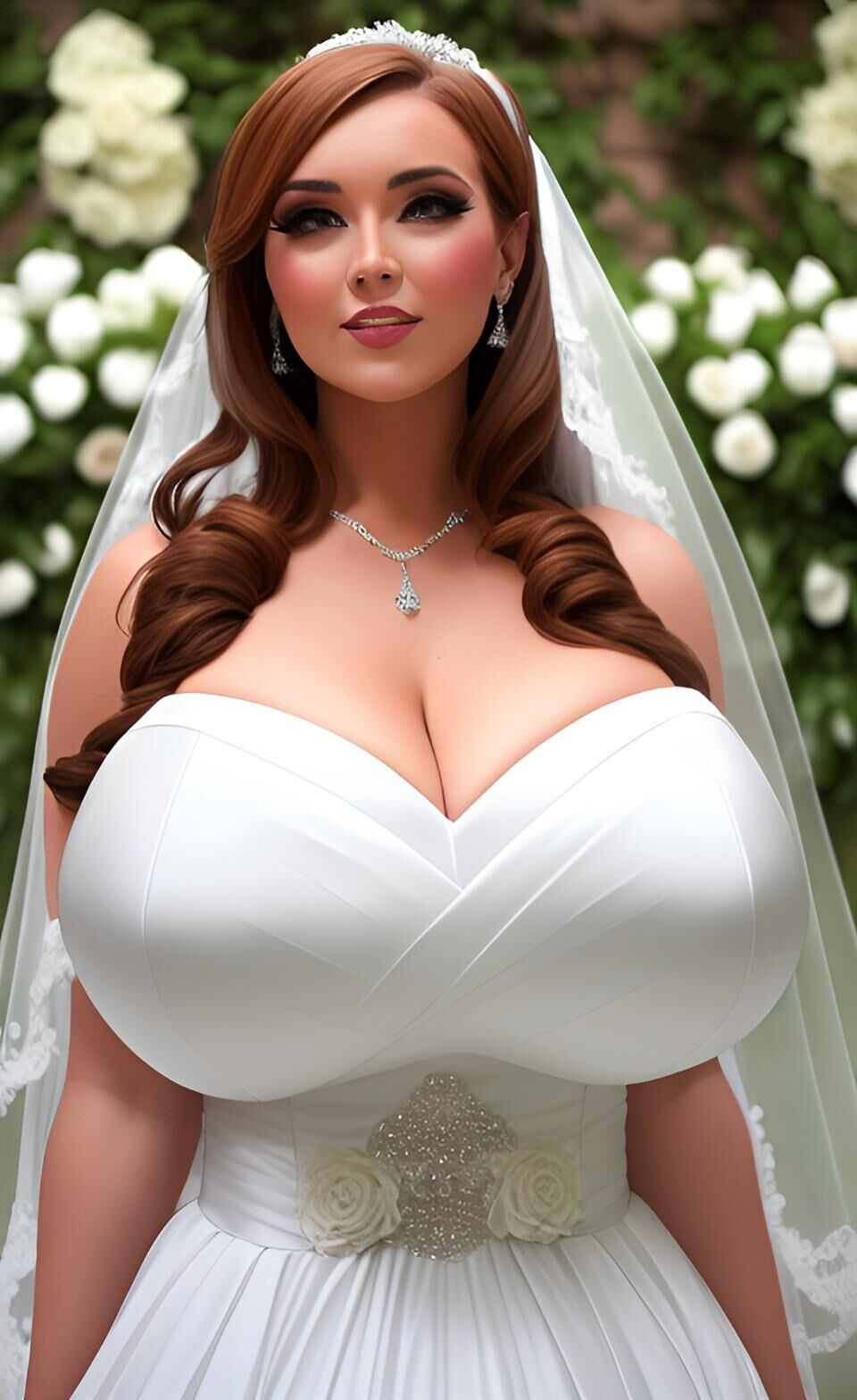 Novias AI con enormes tetas enormes