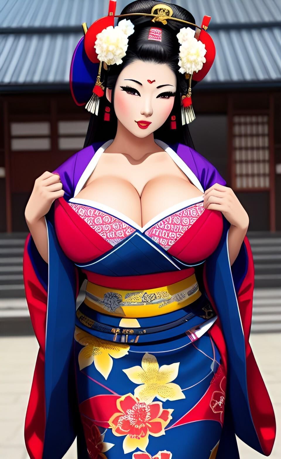 AI Geishas de tetas grandes