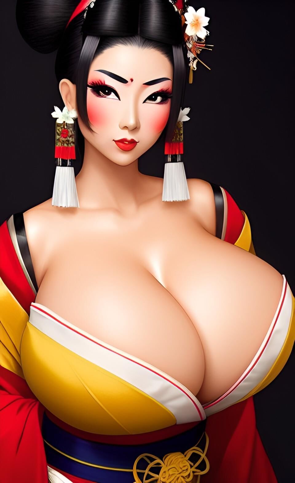 AI Geishas de tetas grandes