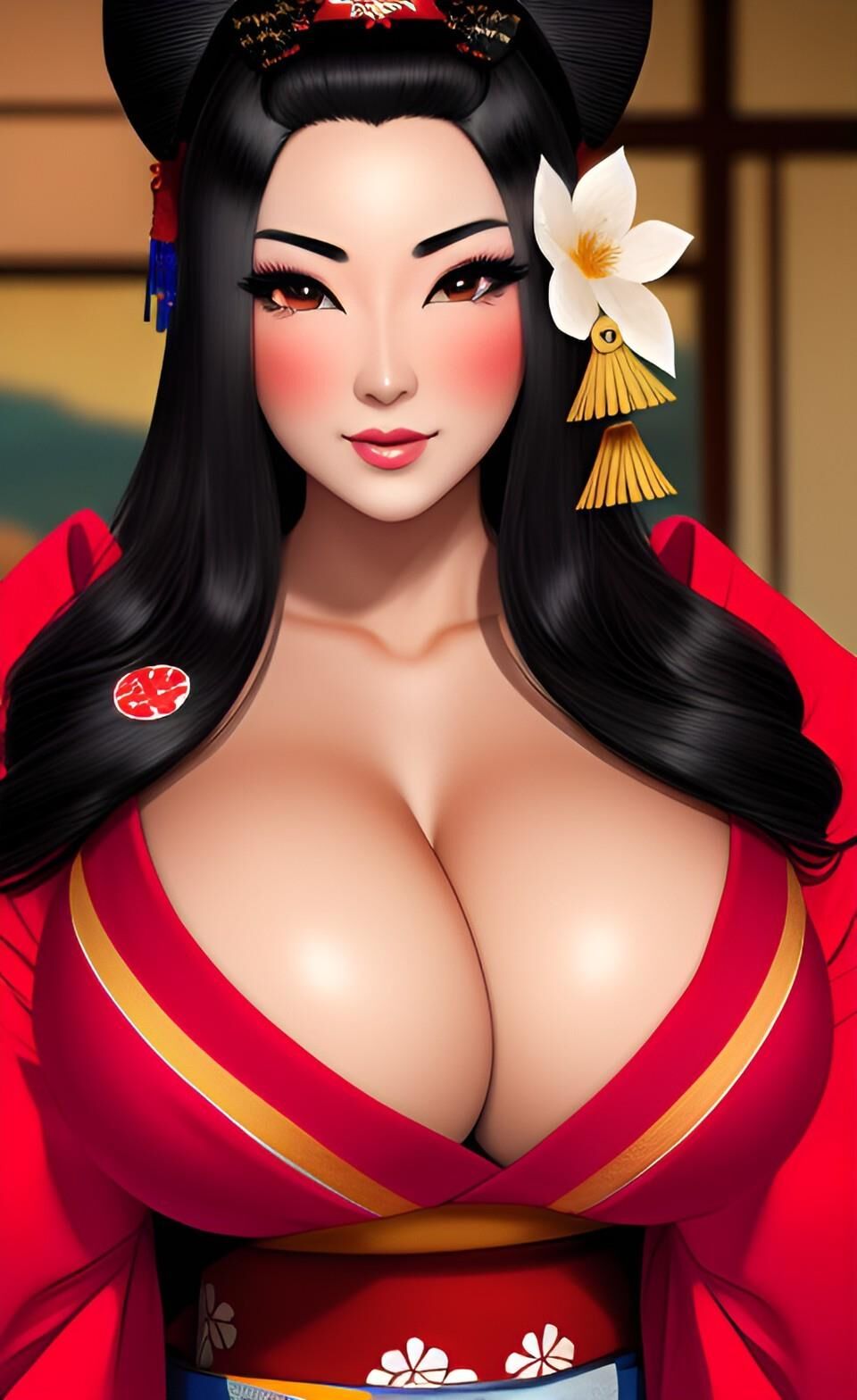 AI Geishas de tetas grandes