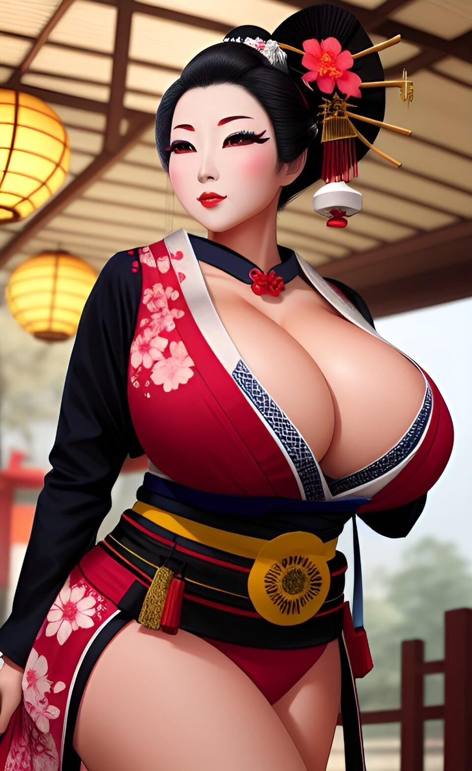 AI Geishas de tetas grandes