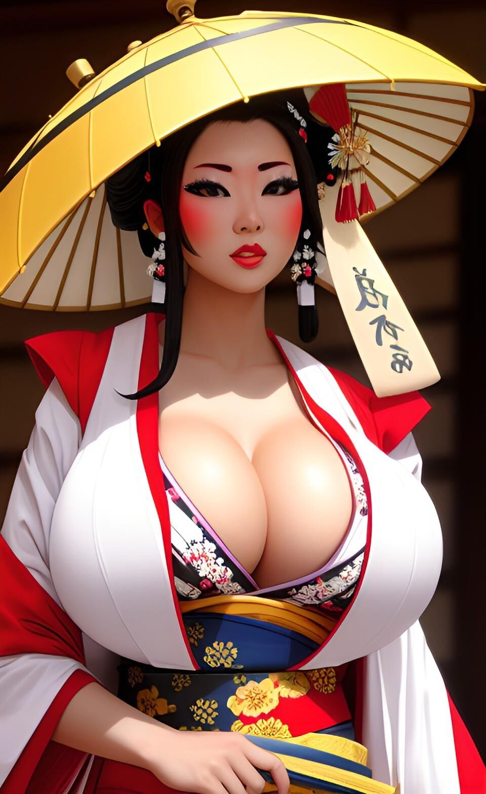 AI Geishas de tetas grandes