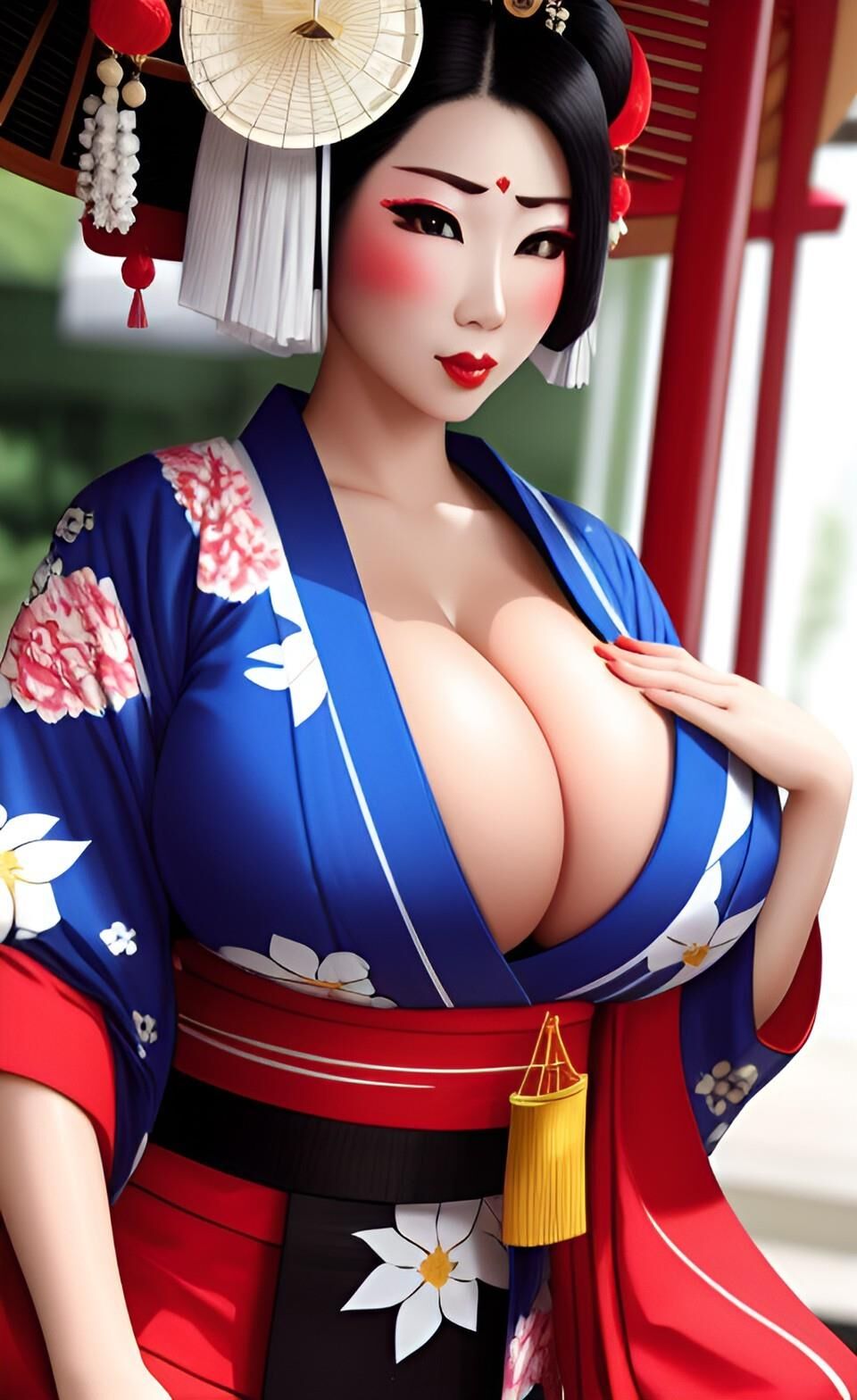 AI Geishas de tetas grandes