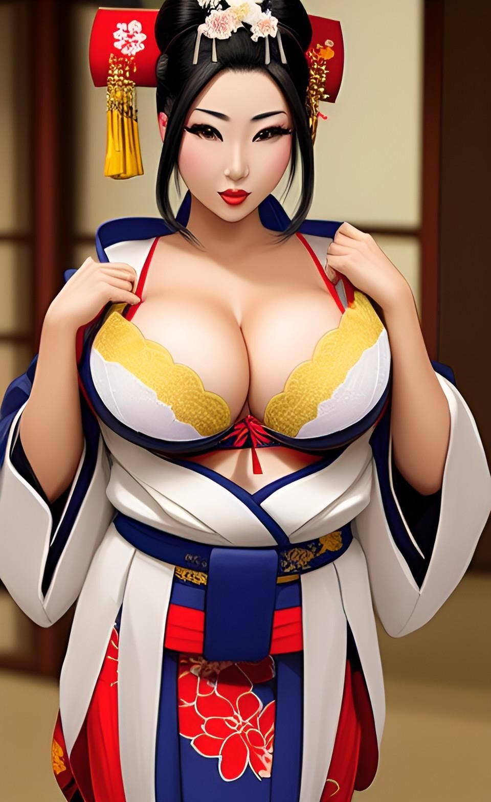 AI Geishas de tetas grandes