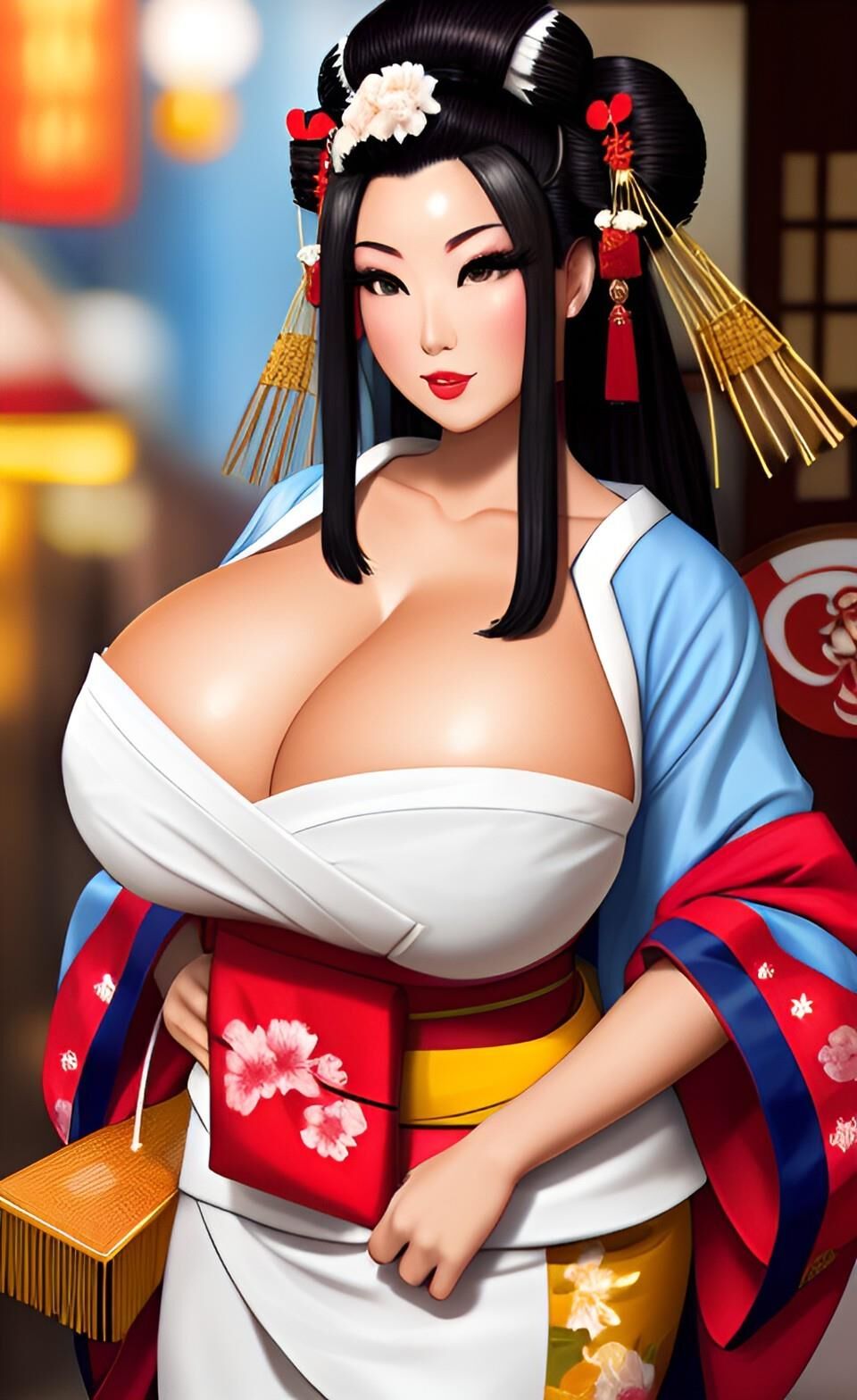 AI Geishas de tetas grandes