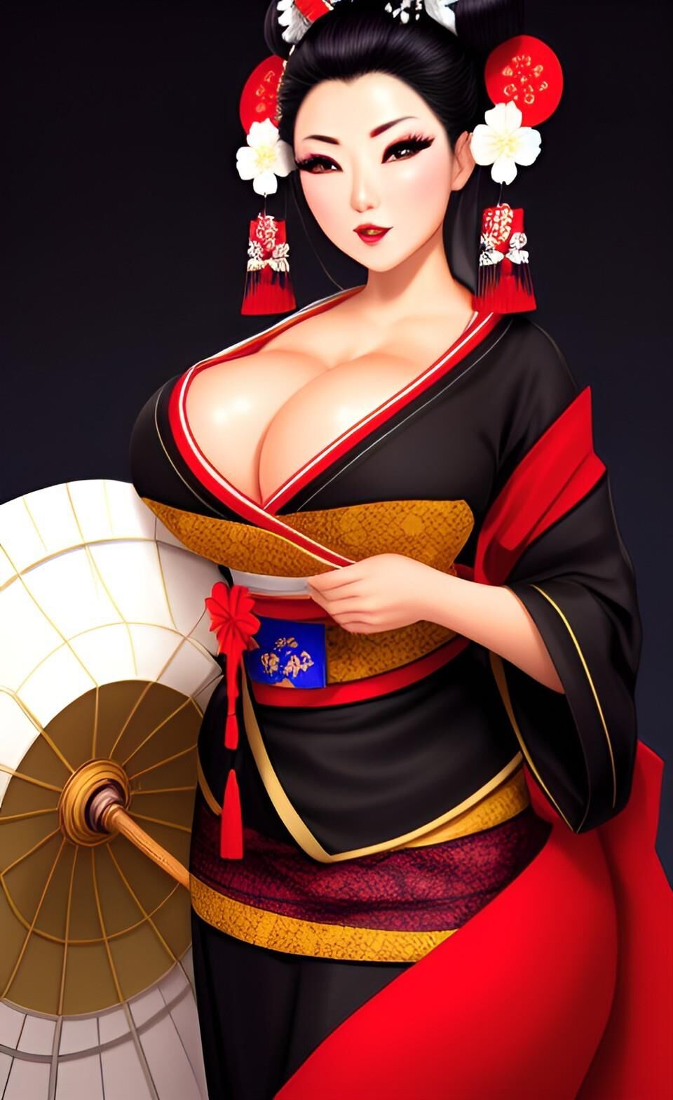 AI Geishas de tetas grandes