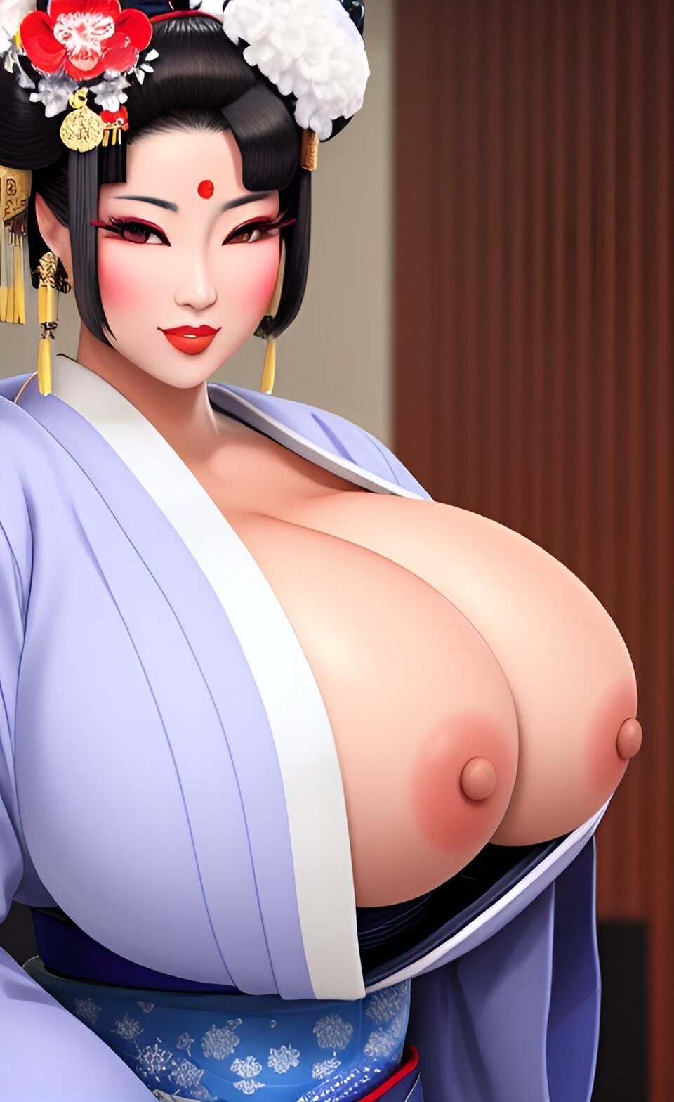 AI Geishas de tetas grandes