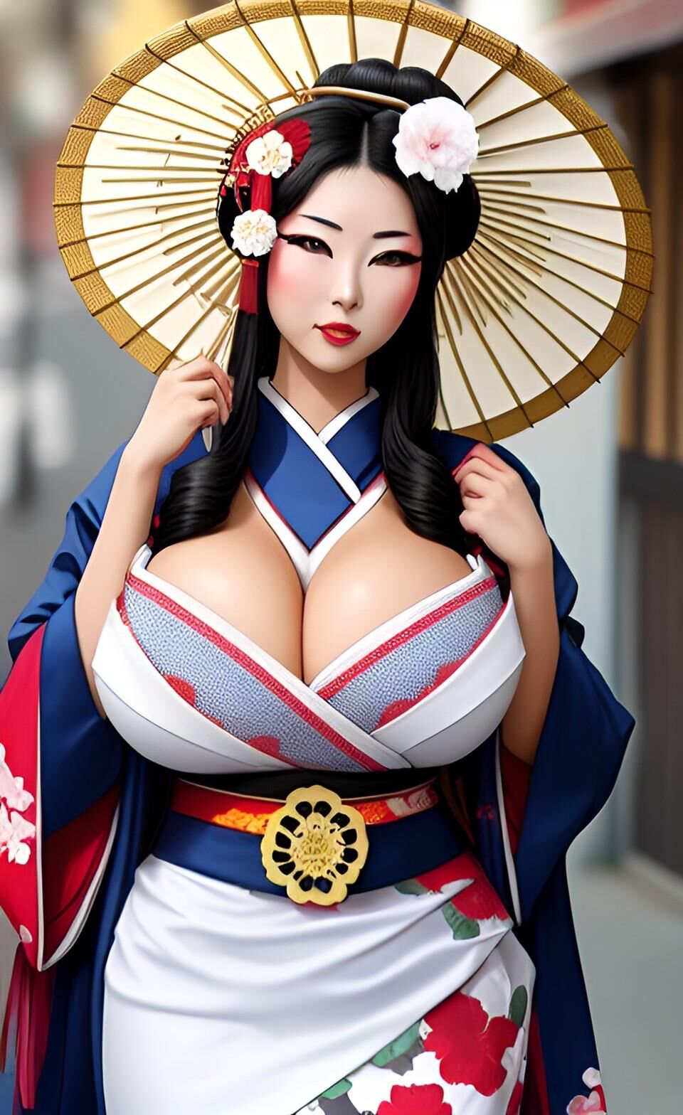 AI Geishas de tetas grandes