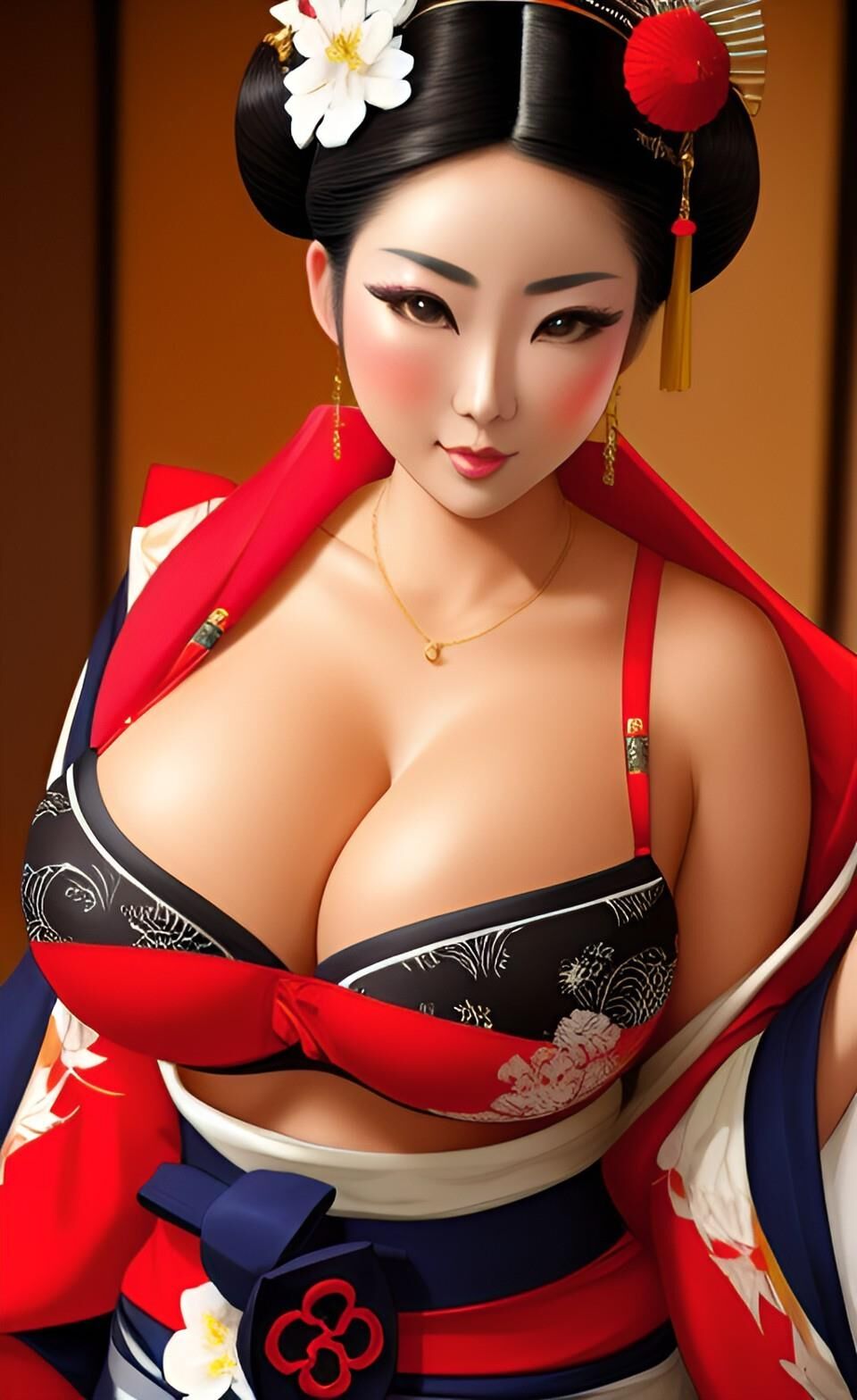 AI Geishas de tetas grandes