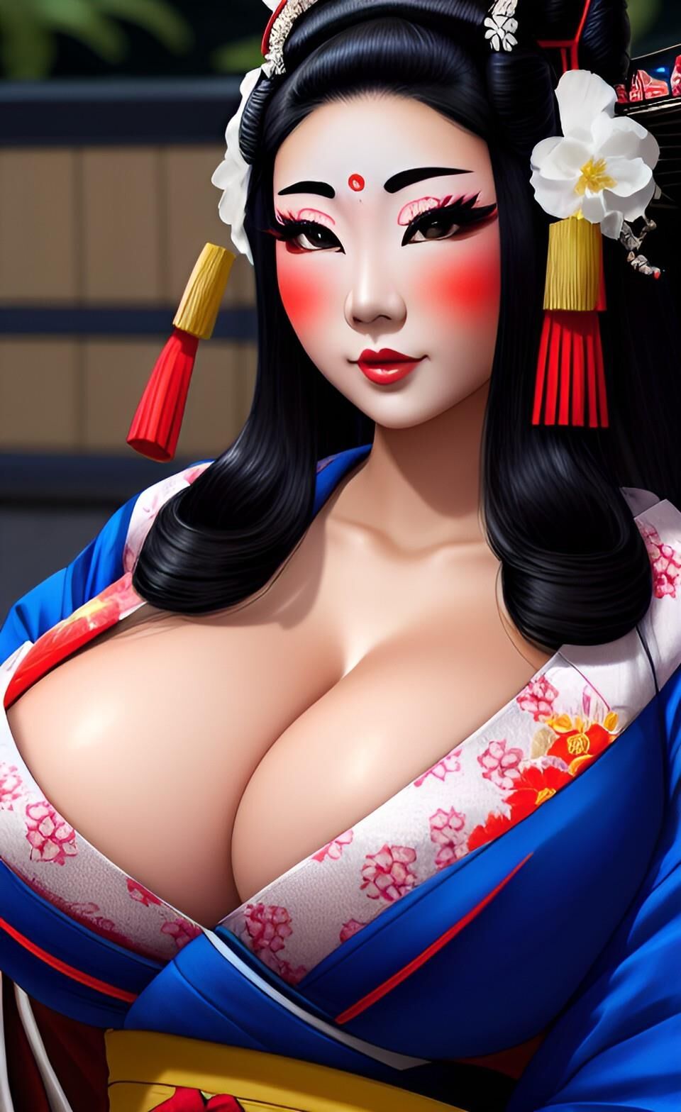 AI Geishas de tetas grandes