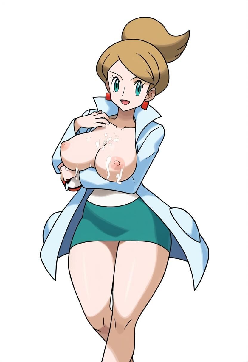 ポケモン教授オーレアジュニパー授乳AI生成NAI