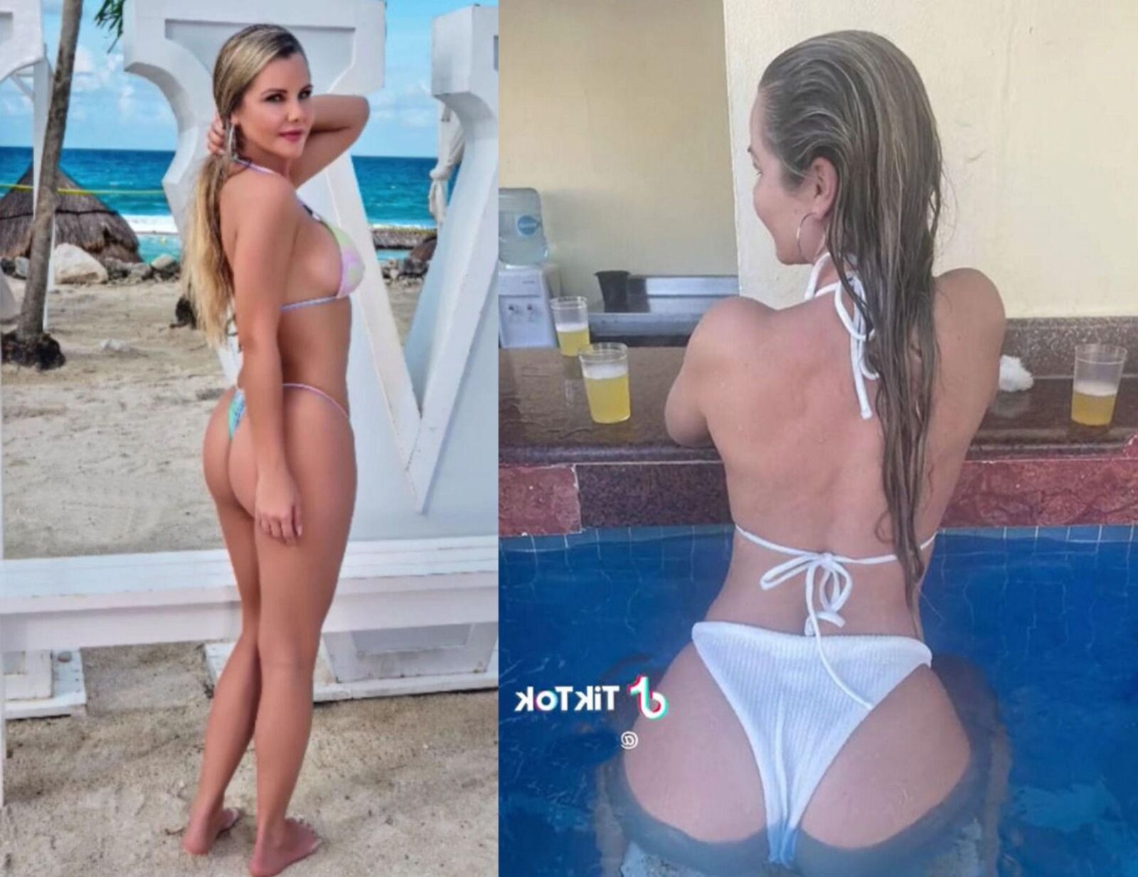 Sarah K Agente de Bienes Raíces Bikini Jerk Off Challenge