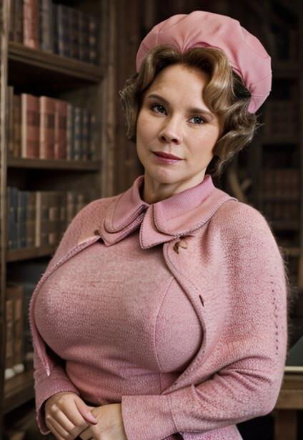 Dolores umbridge tetona profesora de magia de harry potter