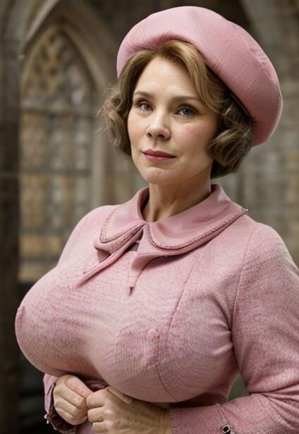 Dolores umbridge tetona profesora de magia de harry potter