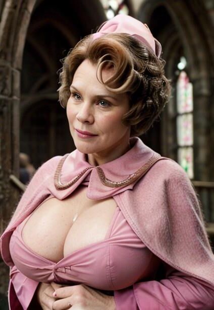 Dolores umbridge tetona profesora de magia de harry potter