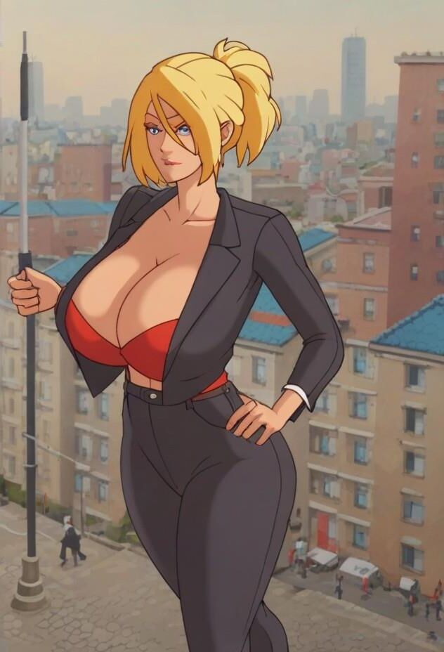 Power girl meet and fuck busty superhero lactation ai