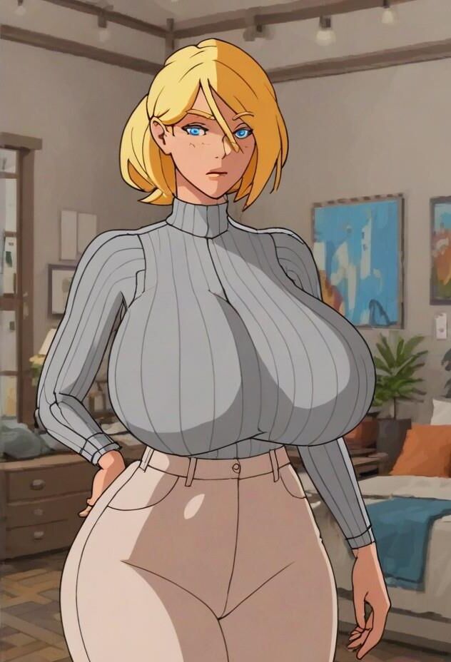 Power girl meet and fuck busty superhero lactation ai