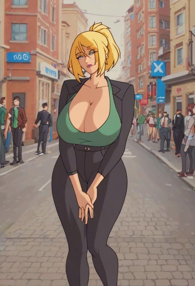 Power girl meet and fuck busty superhero lactation ai