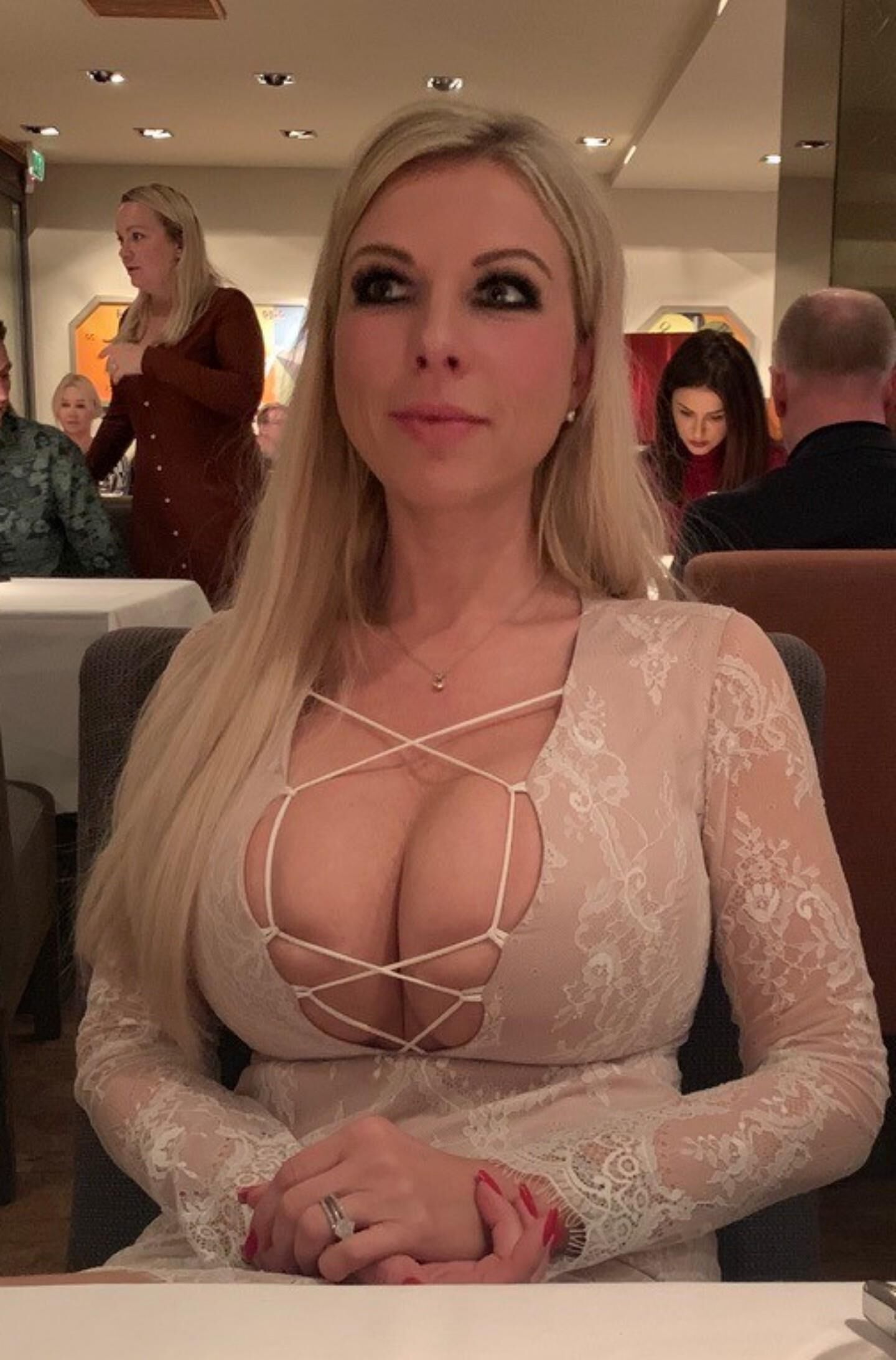 As a good mother I want to tease my son with my tits