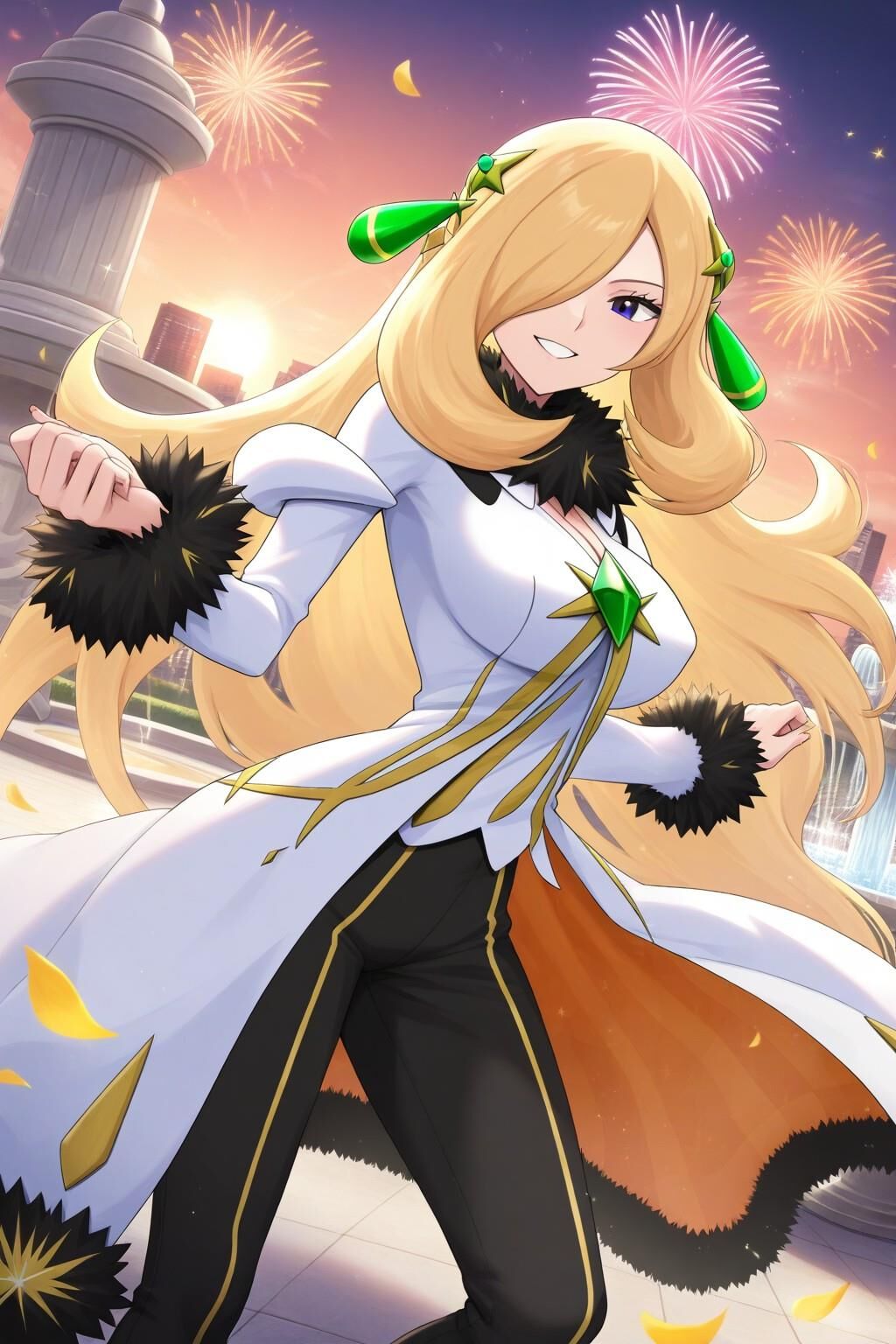 Cynthia Arc Anzug Pokemon Masters ex laktierende KI