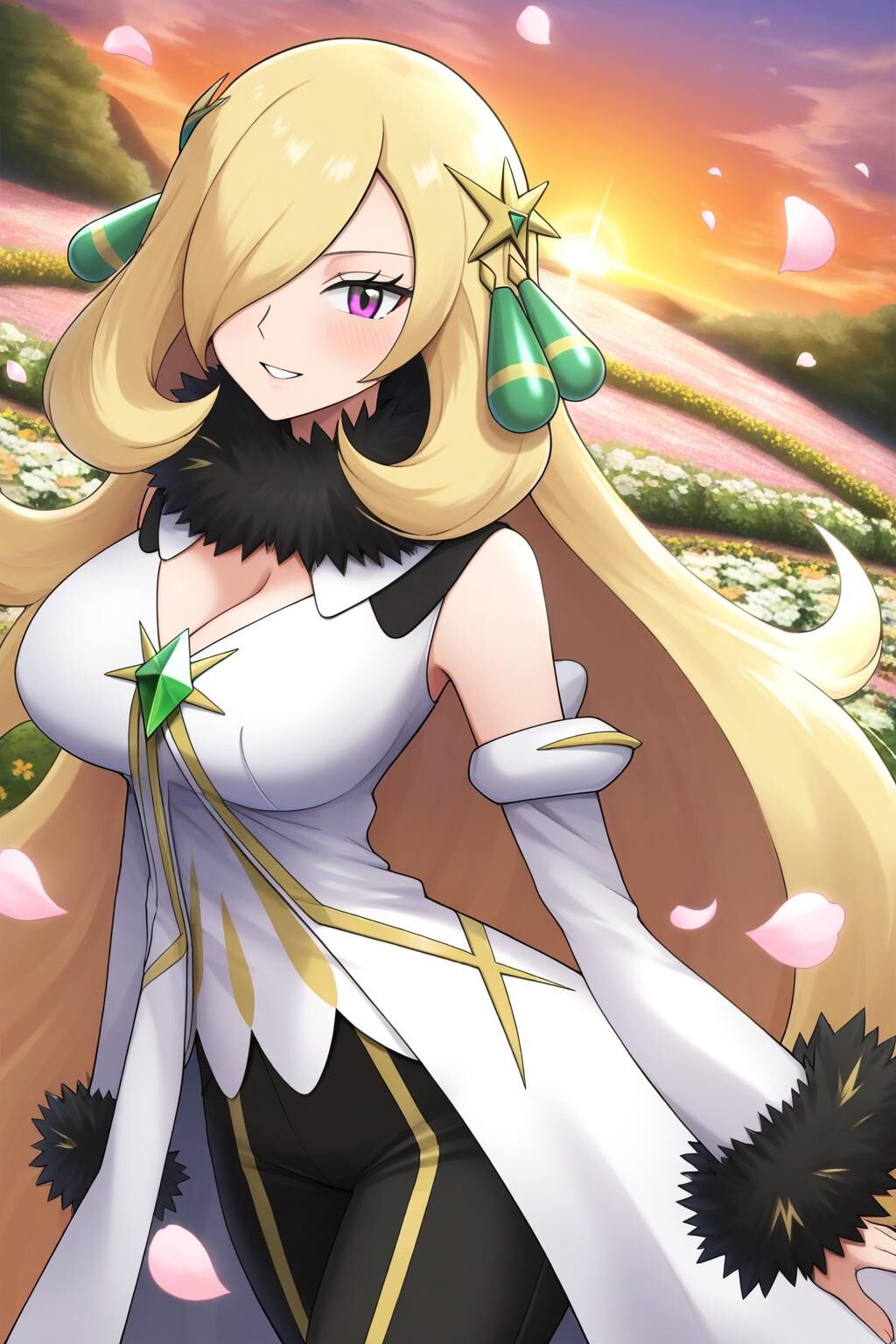 Cynthia Arc Anzug Pokemon Masters ex laktierende KI