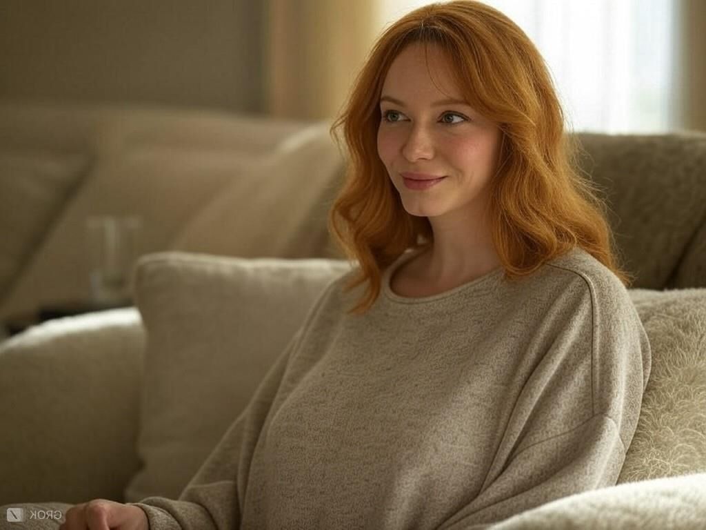 Christina Hendricks grok ai actrice aux seins énormes