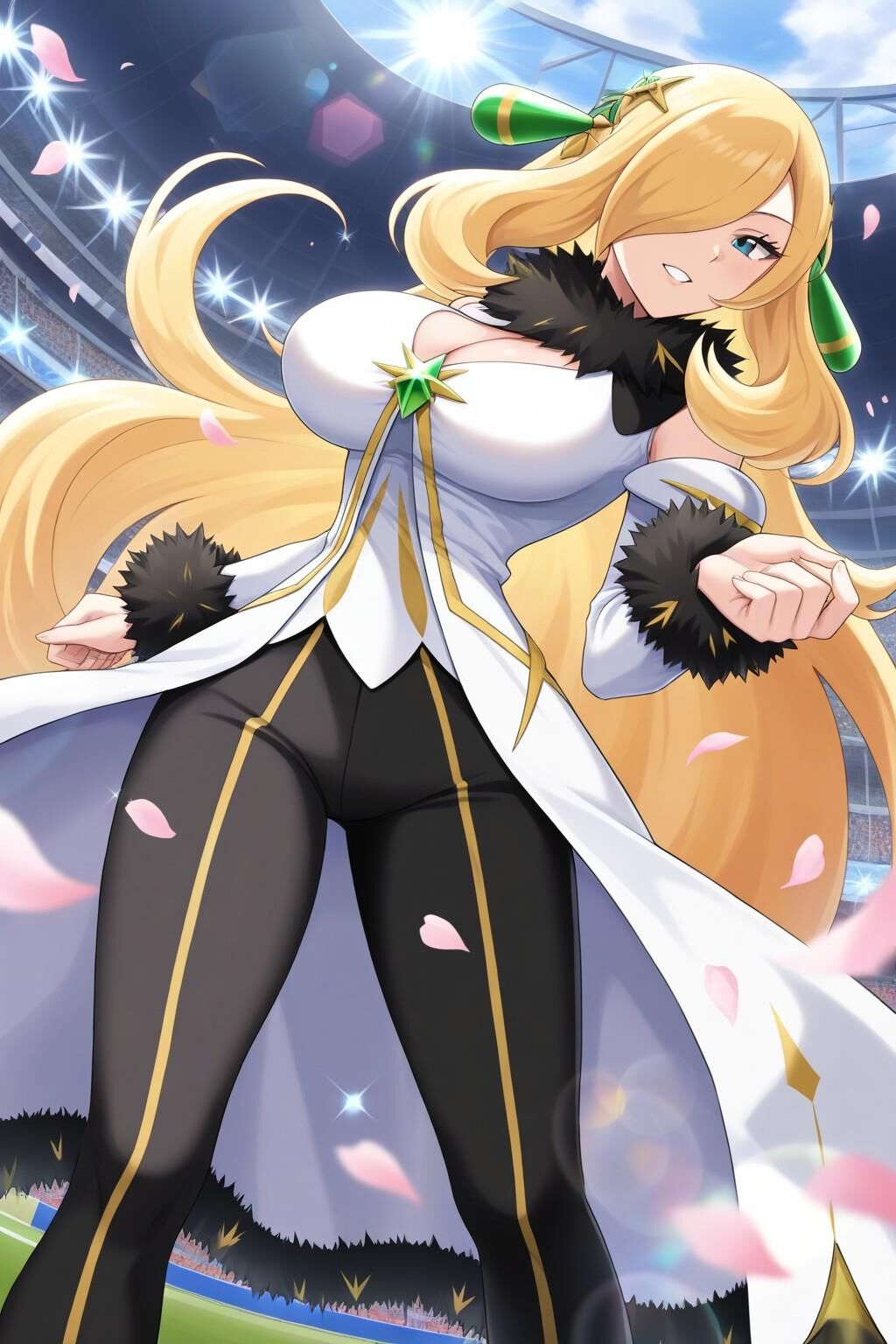 Cynthia Arc Anzug Pokemon Masters ex laktierende KI