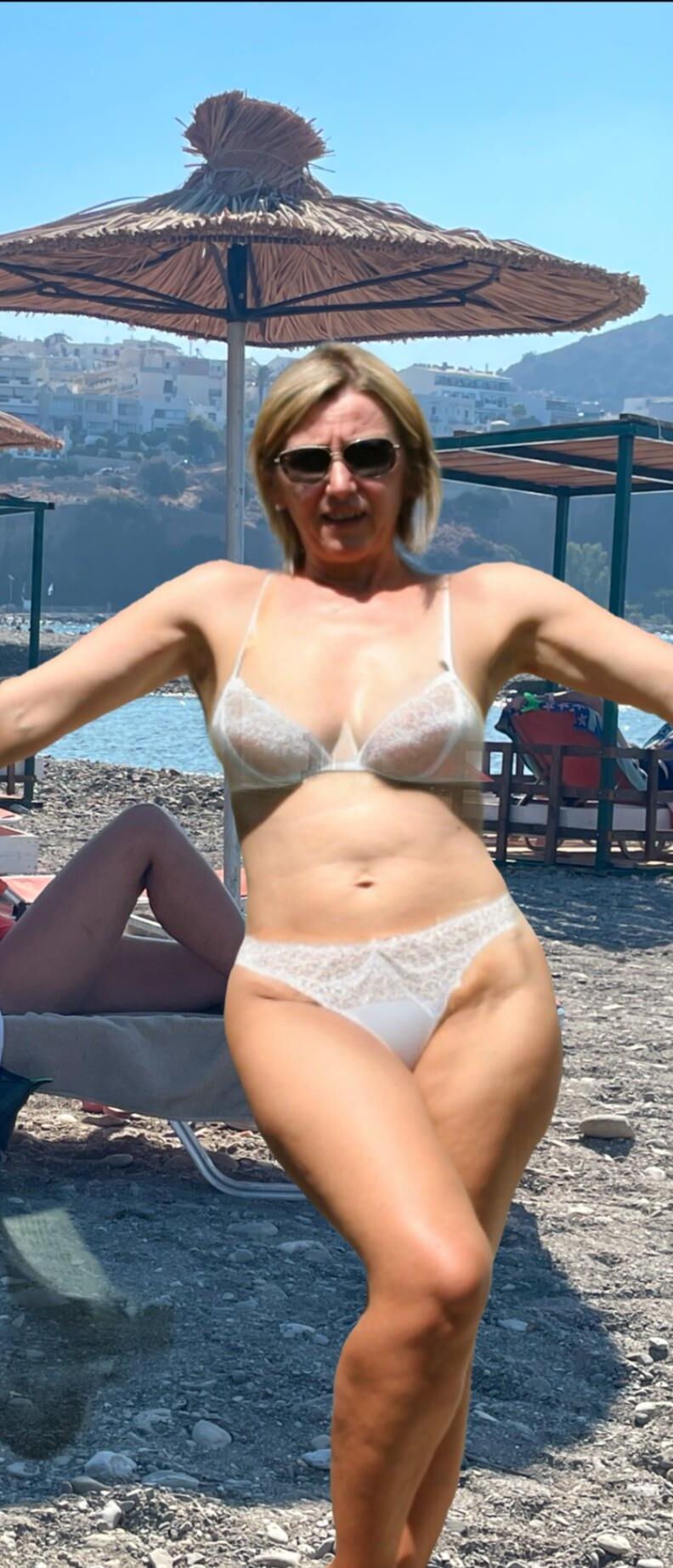 MILF on the beach