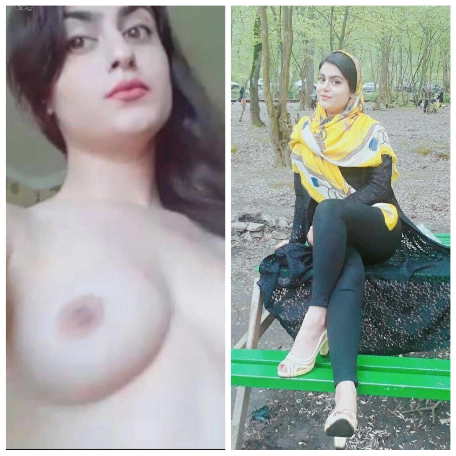 Mistura de fotos iranianas