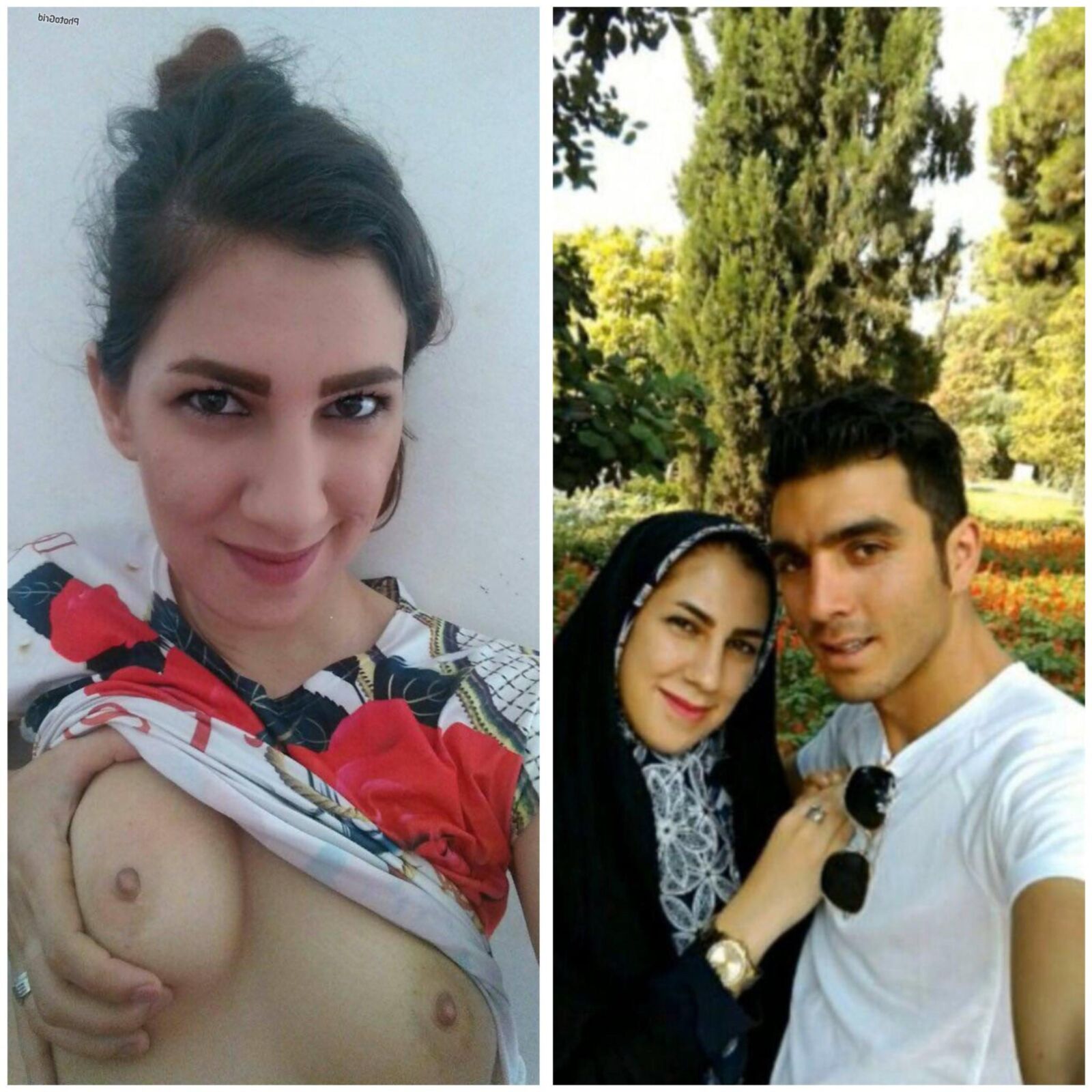 Mistura de fotos iranianas