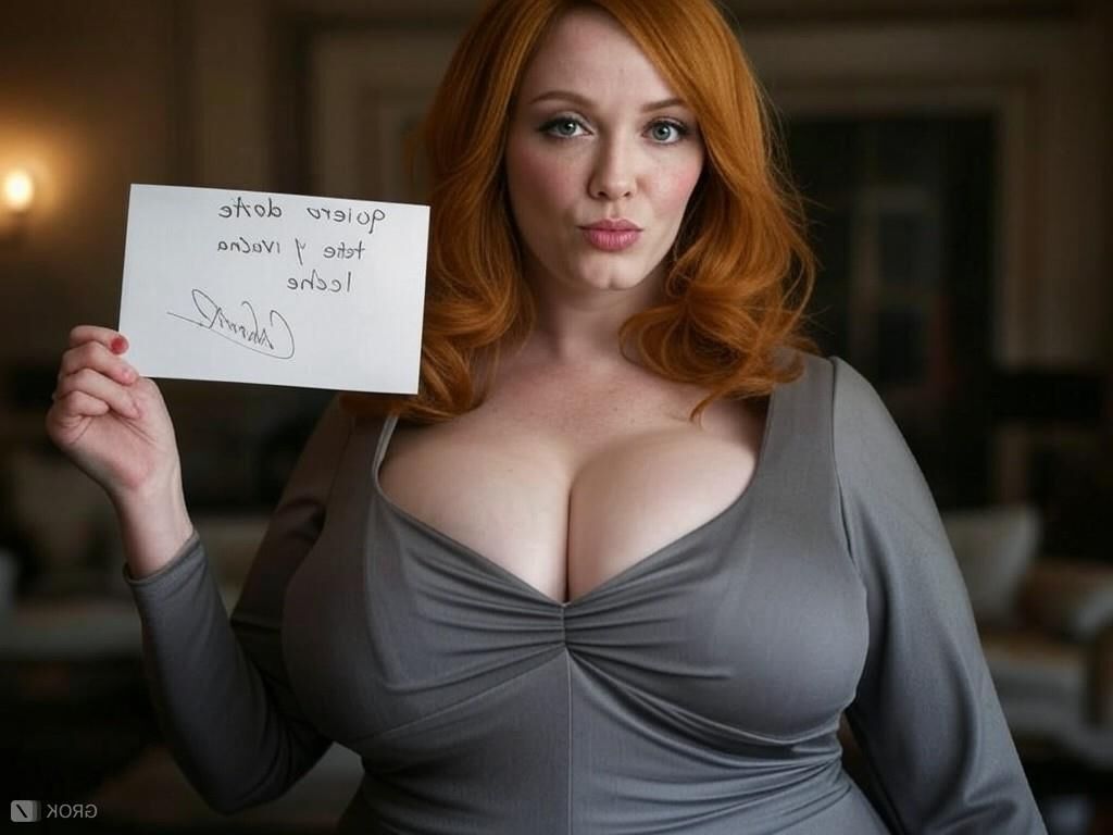 Christina hendricks asimila ai leche mensaje de leche actriz tetona