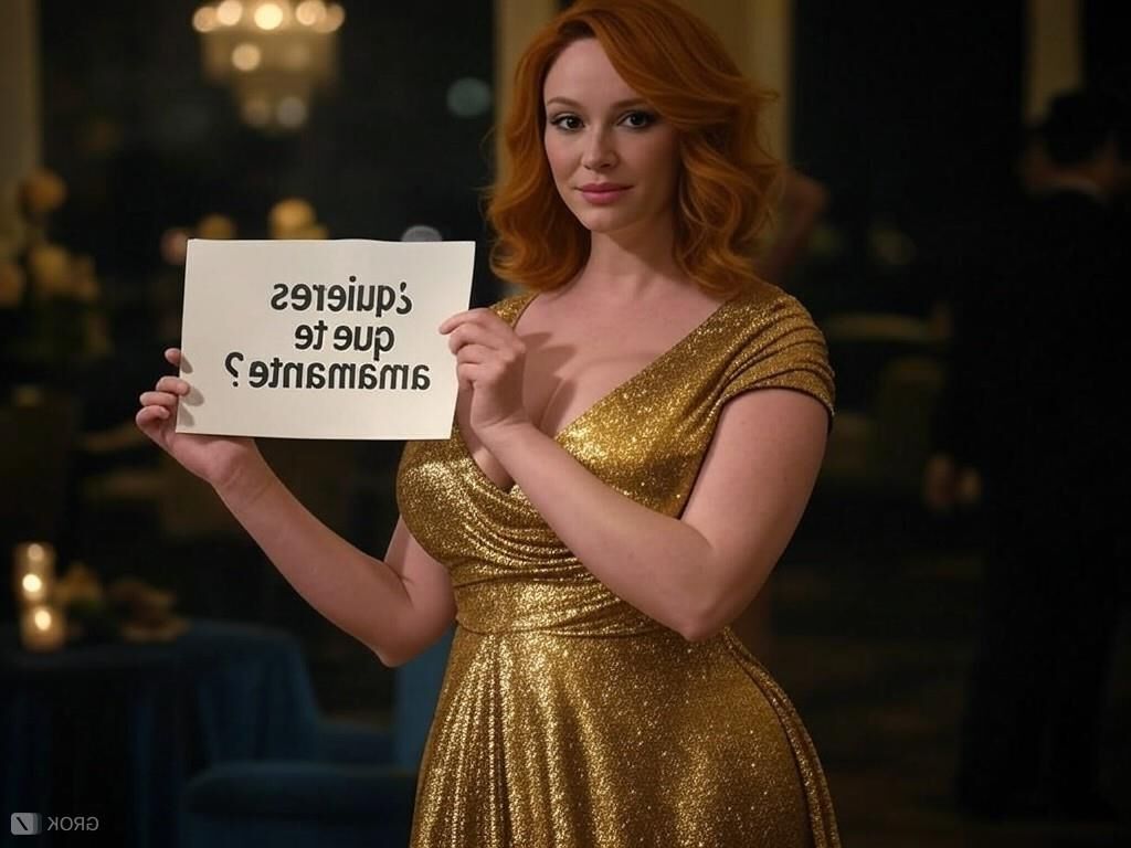 Christina hendricks asimila ai leche mensaje de leche actriz tetona