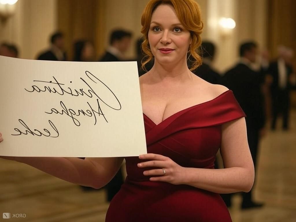 Christina hendricks asimila ai leche mensaje de leche actriz tetona