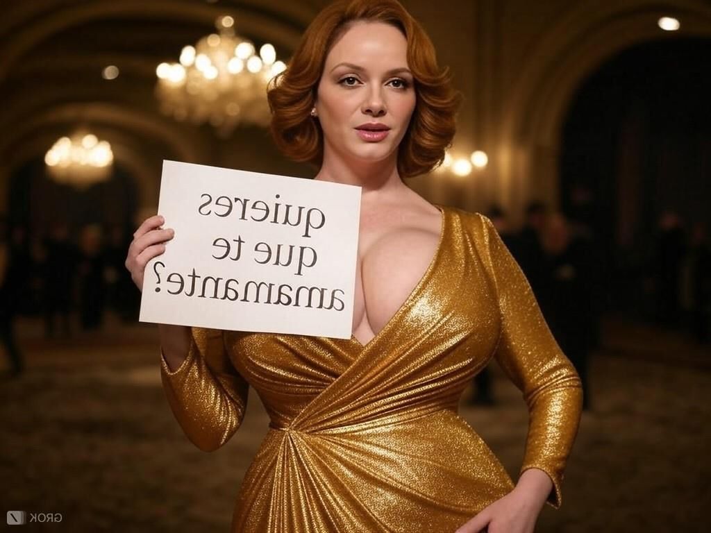 Christina hendricks asimila ai leche mensaje de leche actriz tetona